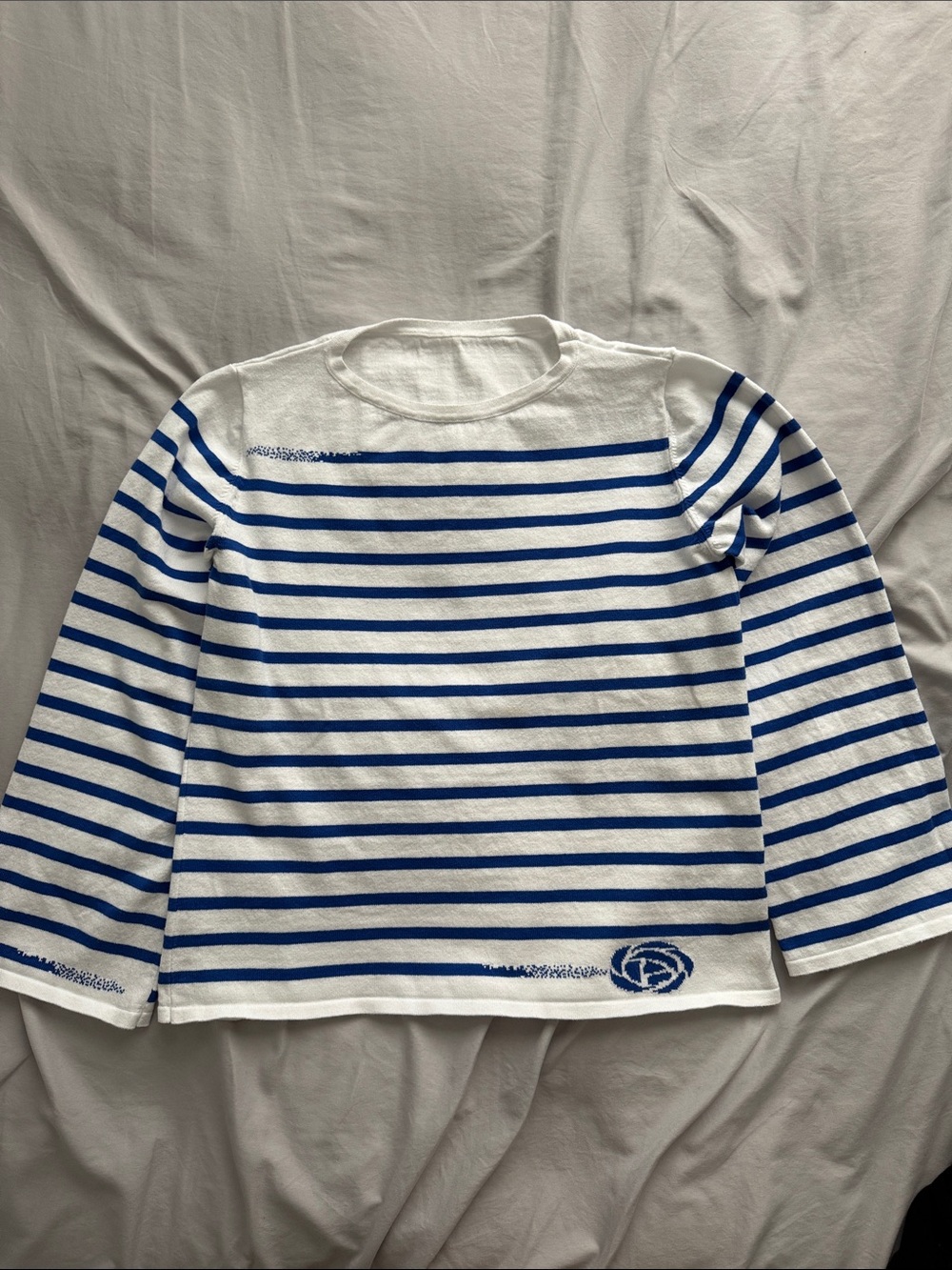 Ami Amalia Striped Marinière Knit Top - Made in Romania